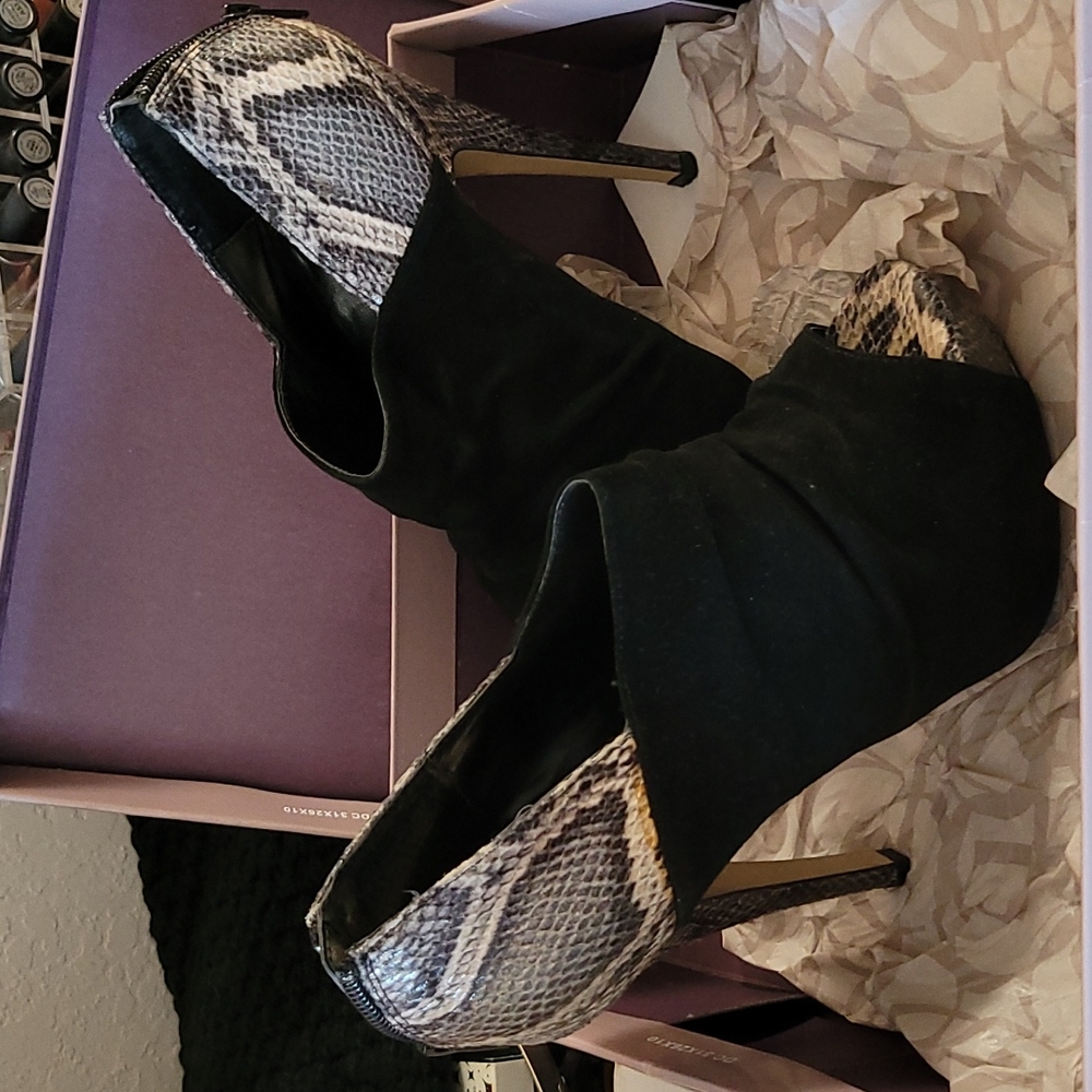 Snake skin heels